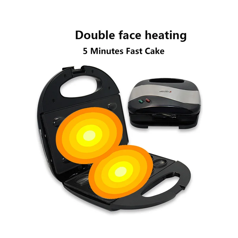 Электрическая мини-машинка для выпечки гаек автоматическая машинка вафель хлеба