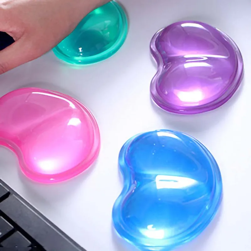 Силиконовый материал коврик для мыши новая подушка в форме сердца практичная