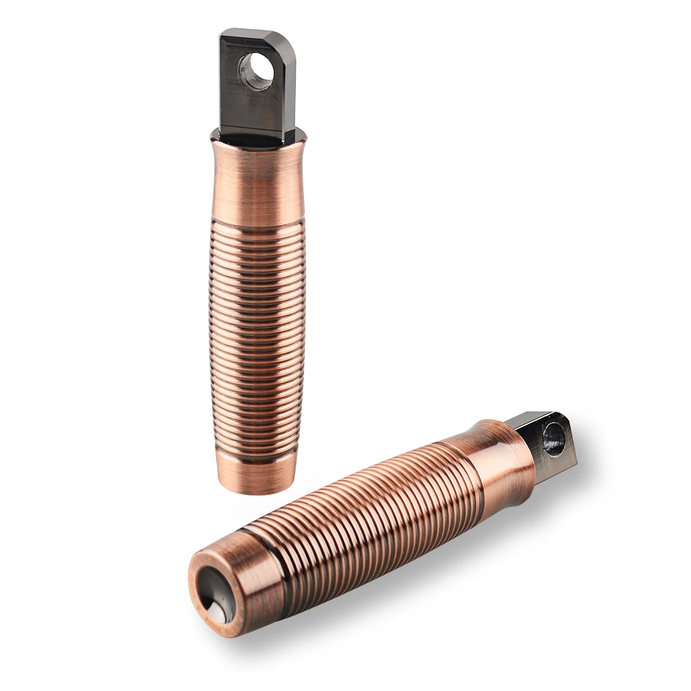 Универсальные медные алюминиевые мотоциклетные колышки с ЧПУ педаль для езды на