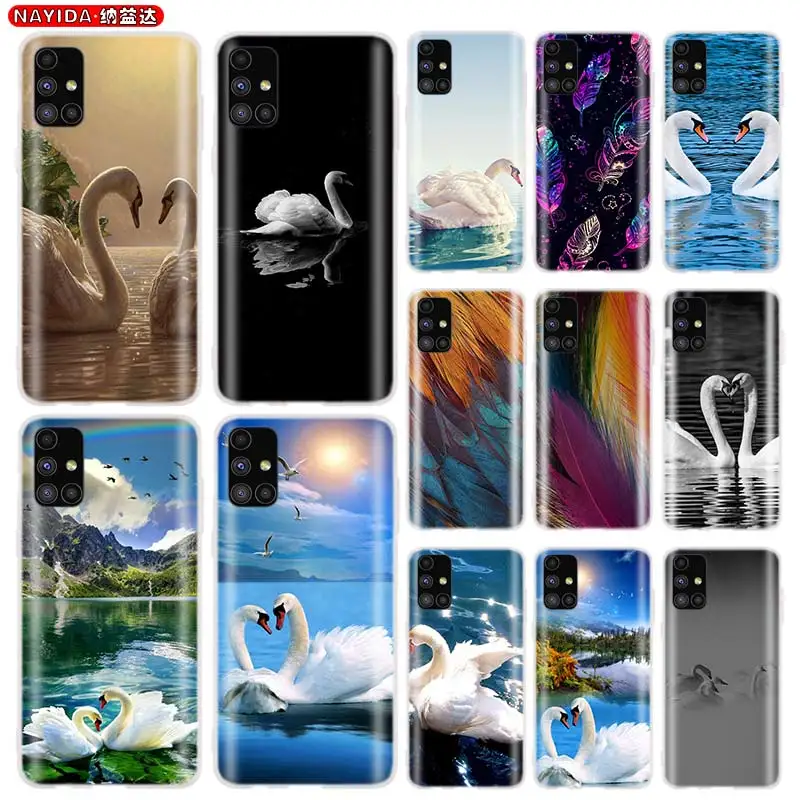 Чехол для телефона Samsung A72 A52 A42 A32 A12 A71 A51 A21 Galaxy A20 A30 A50 A70 S A6 A7 A8 2018 Белый