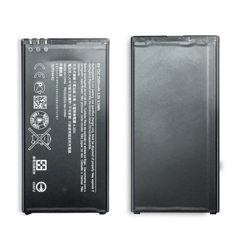 Батарея BV-T5C 2500 ма-ч для microsoft Nokia Lumia 640 RM-1109 RM-1113 RM-1072 RM-1073 RM-1077 RM BV T5C