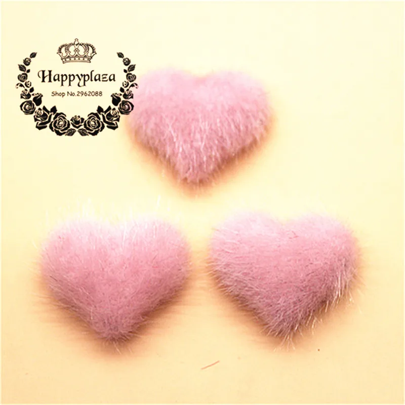 20 шт. кабошоны с узором в виде сердца на кнопках для домашнего сада плоским