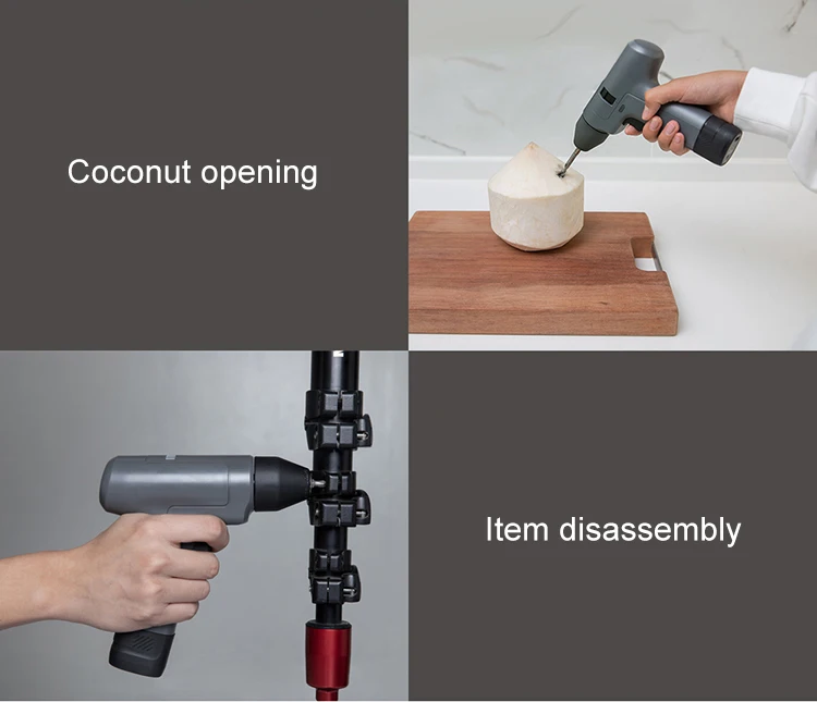 

Xiaomi AKKU Brushless Multi-Function Lithium Gray Electric Drill Power Tools Herramientas Electricas Cordless Screwdriver