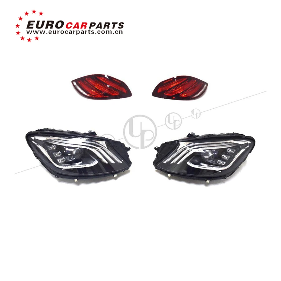 S класс w222 S500 S63 обвес для W222 S500 S63 S65 до M стиль обвес с фары задние фонари и бамперы