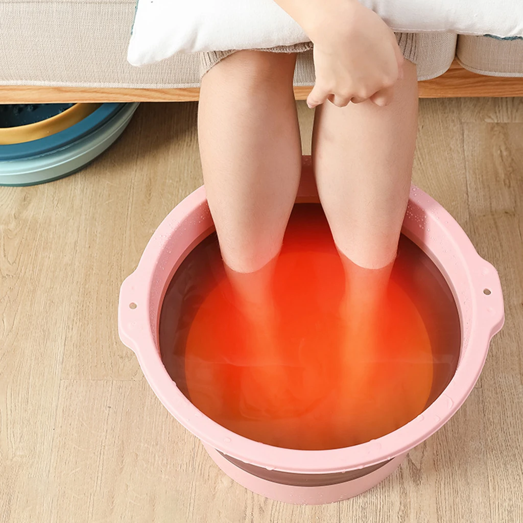 Высококачественный складной массажер для ног ванночка мытья спа педикюра