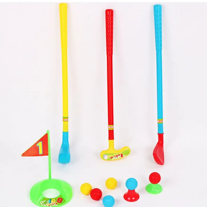 

2021 New Plastic Kids Golf Set Mini Putter Golf Club Toy Child Funny Sports Outdoors Exercise Game
