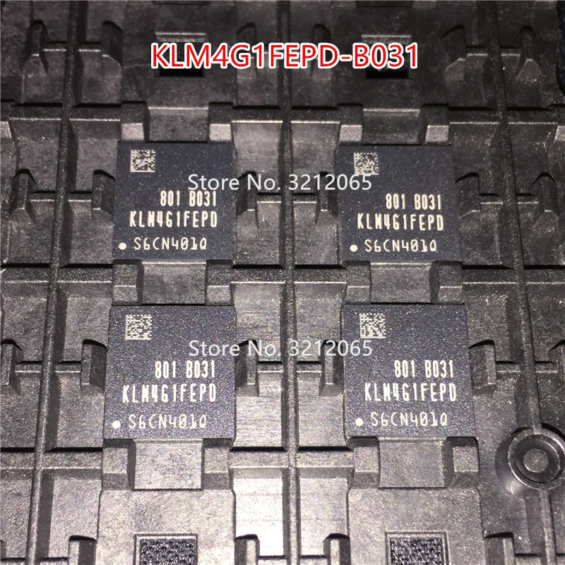 Новинка 100% оригинальная фотовспышка памяти модель BGA KLM4G1FEPD B031 (1 10 шт.)|bga|bga emmc |