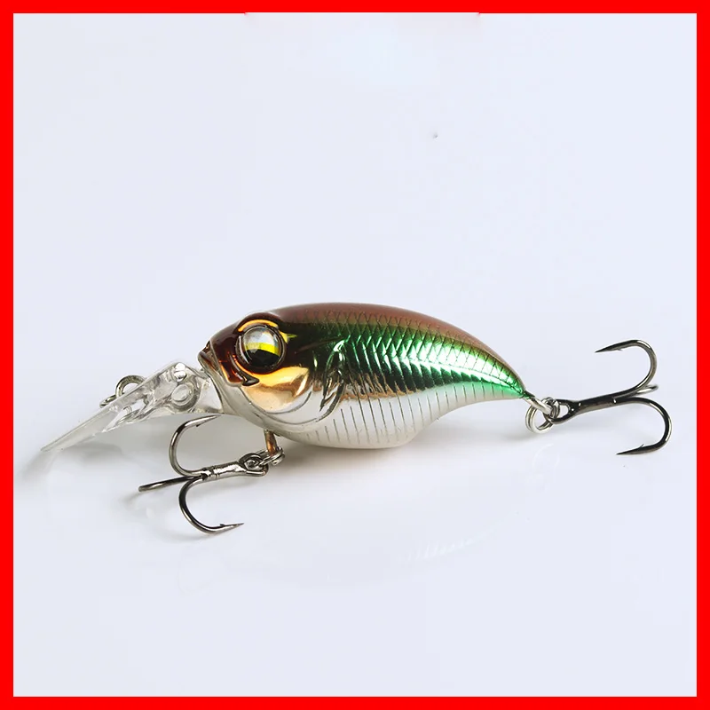 BassLegend Fishing Floating Mini Crankbait Griffon Bait Bass Pike Trout Lure 38mm 5.7g Depth 1.2m Rattle