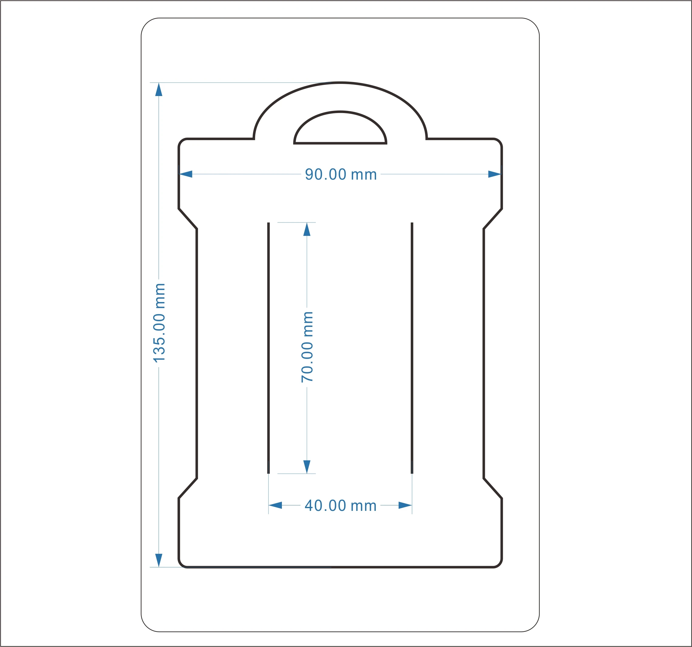 90*135mm CARD DIE scrapbooking die 15.8mm thick size 120*155mm | Дом и сад