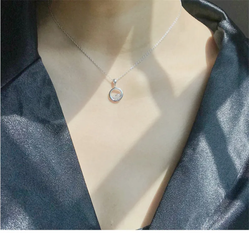 Женское колье с кулоном-кубиком из серебра 925 пробы 45 см | Украшения и аксессуары