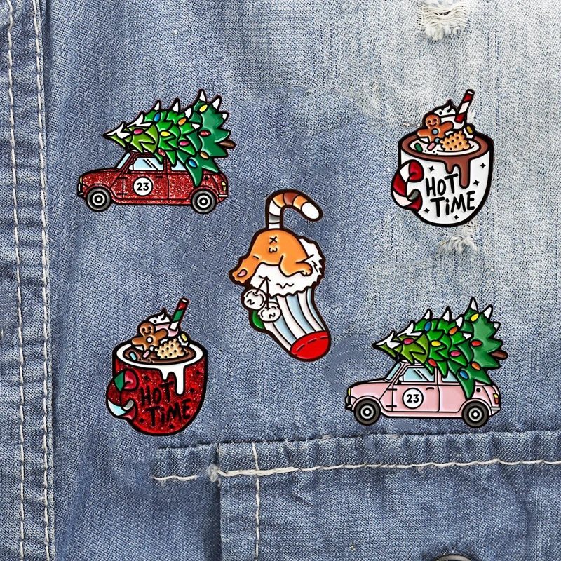 Рождественская серия горячая чашка кофе 23 автомобиля рождественская елка