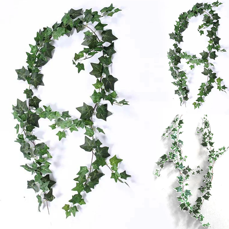 Искусственные Висячие виноградные растения листья гирлянды домашний сад