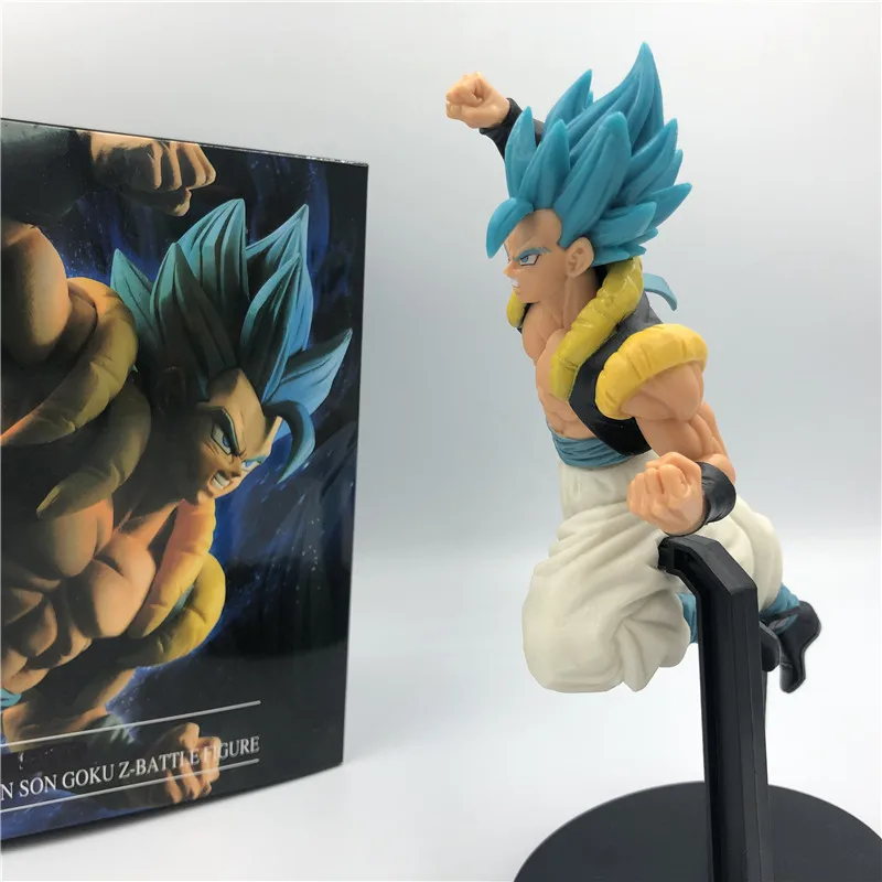 Фильм Ver. Dragon Ball Z Gogeta голубые волосы против супер броли конечный солдат DBZ Гоку Вегета Супер Саян фигурка 20 см