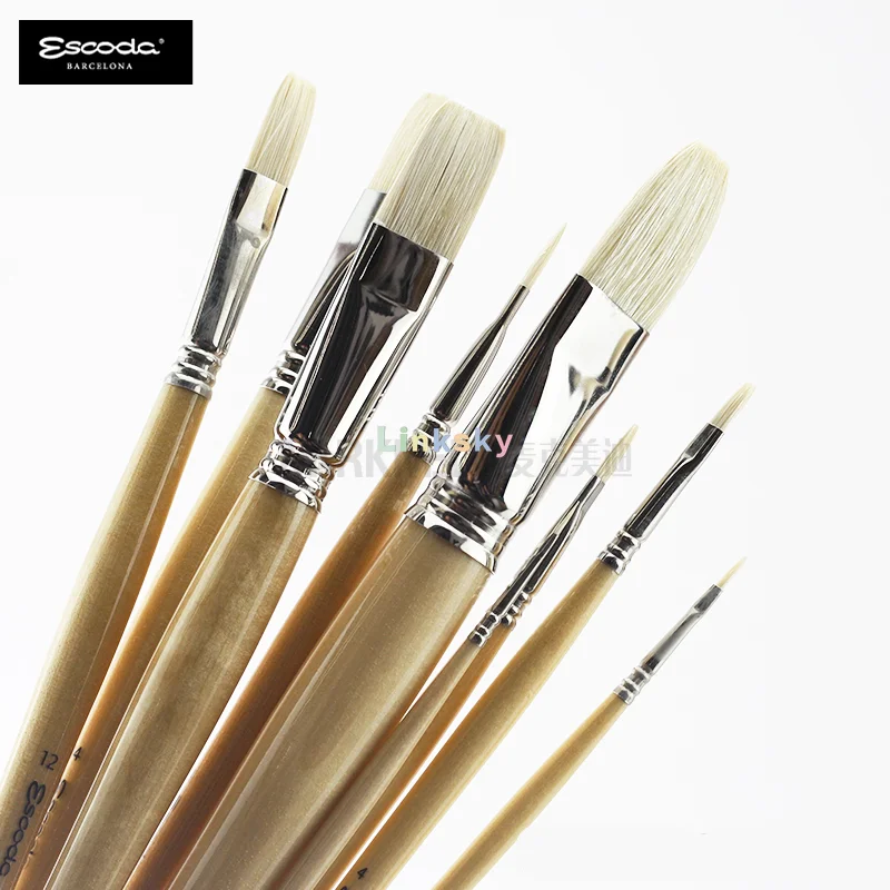 Эскода Ретро серии 4628 длинная кисть с ручкой для художника Чунцин щетина волосы