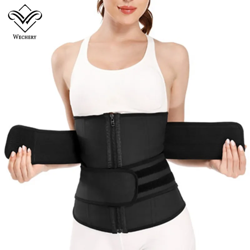 

XS 6XL Latex Waist Trainer 9 Steel Boned Cinchers Women Slimming Sheath Control Belts Tummy Body Shapers Shapewear 2-Strap Type