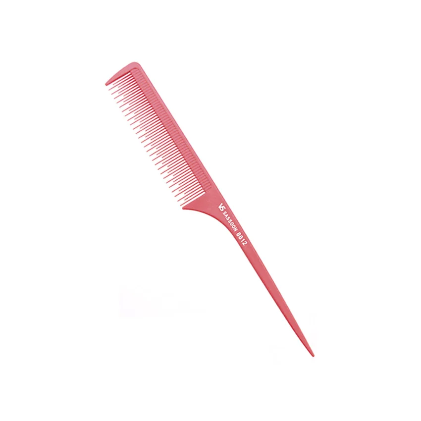 9 шт Расческа для стрижки волос красного цвета углеродная Антистатическая