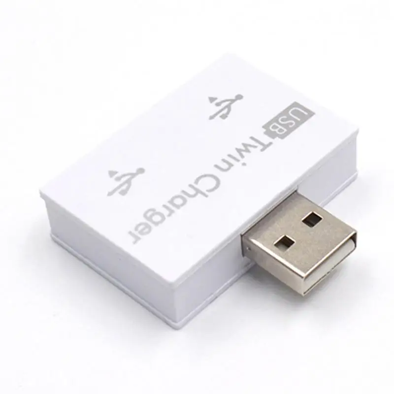 Usb-хаб на 2 порта зарядное устройство концентратор адаптер высокоскоростной