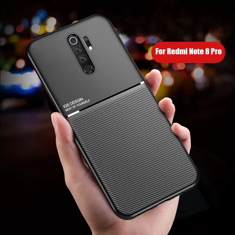 Роскошный чехол для Xiaomi Redmi Note 8 Pro из искусственной кожи с текстурой линии 5 7 8A |