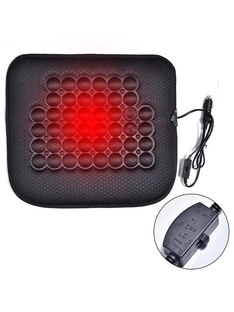 Универсальный 12 В автомобильный чехол на сиденье автомобиля передняя/Подушка