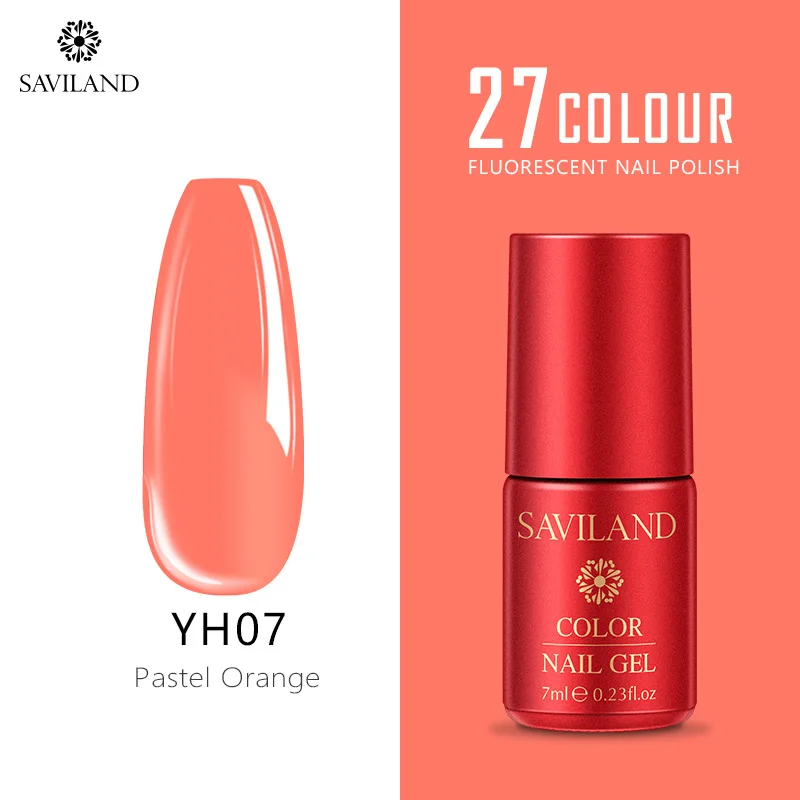 YH07 Soak off 7 мл Цвет изменение дизайна ногтей неоновые, флюоресцентные лак для ногтей Цвет Фул УФ Гибридный гвоздь гель Лаки - Цвет: YH07
