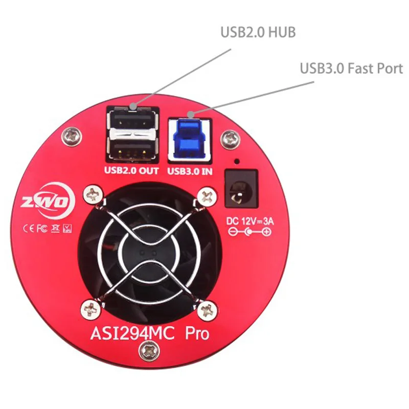 ASI294MC Pro камера Астро замороженный цвет 4/3 дюймов USB3.0 с фотографией зоны