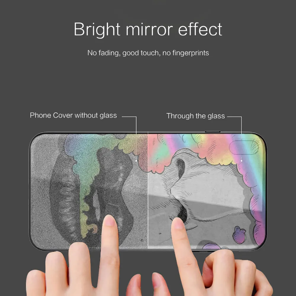 Мягкие стеклянные чехлы с рисунком дыма для Huawei P40 P30 P20 Pro Lite Plus P30lite P40lite E P Samrt 2020