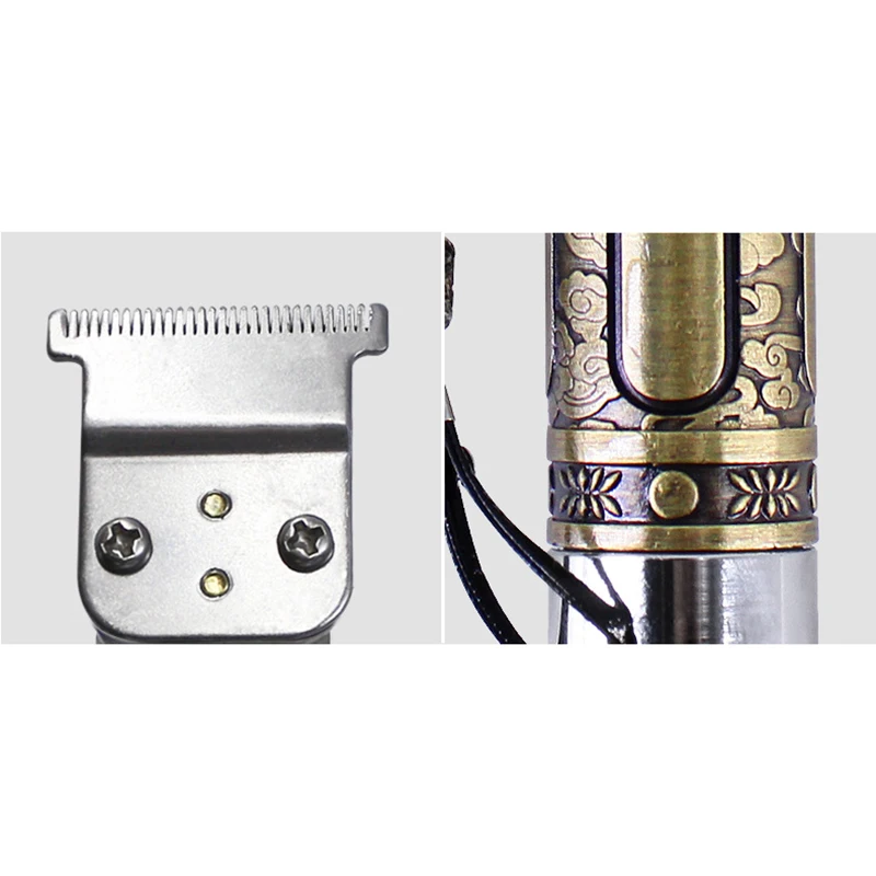 

SANQ Electric Pro T-Outliner Trimmer Men Hair Clipper Carving Carbon Fiber Metal Powerful Hair Cutter for Men