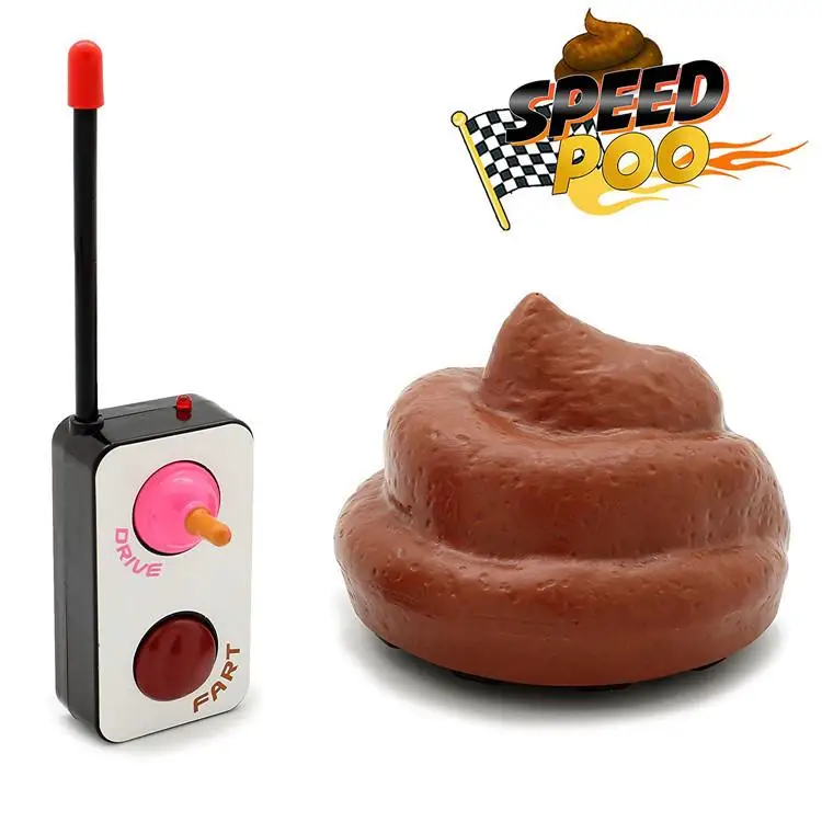 

Hilarious Speedy Remote Control Speed Poo Family Fun Drive Spin Fun Toy Funny Children Birthday Toys