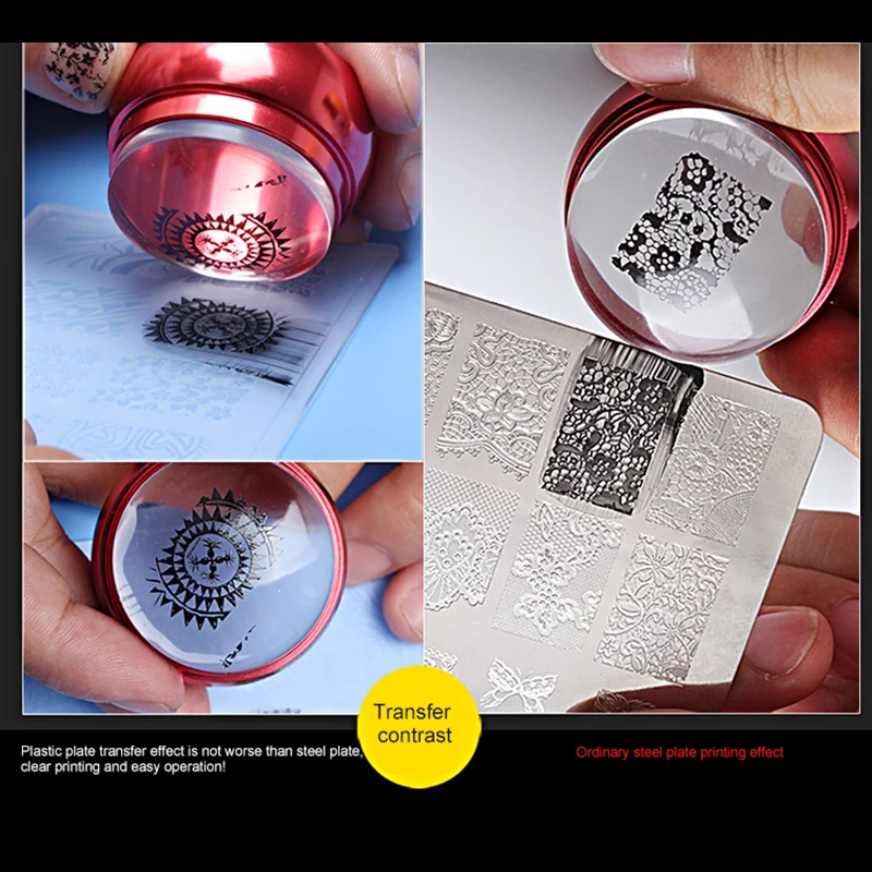 Креативный дизайн ногтей пластмассовая штамповочная пластина BC Серия Цветочный