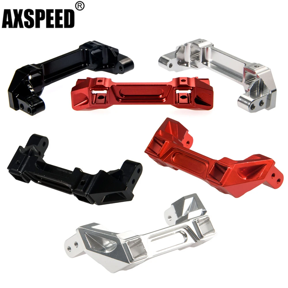 

AXSPEED Aluminum Alloy Front Rear Bumper Servo Mount for 1/10 Traxxas TRX-4 TRX4 Defender RC Crawler Car Upgrade Parts