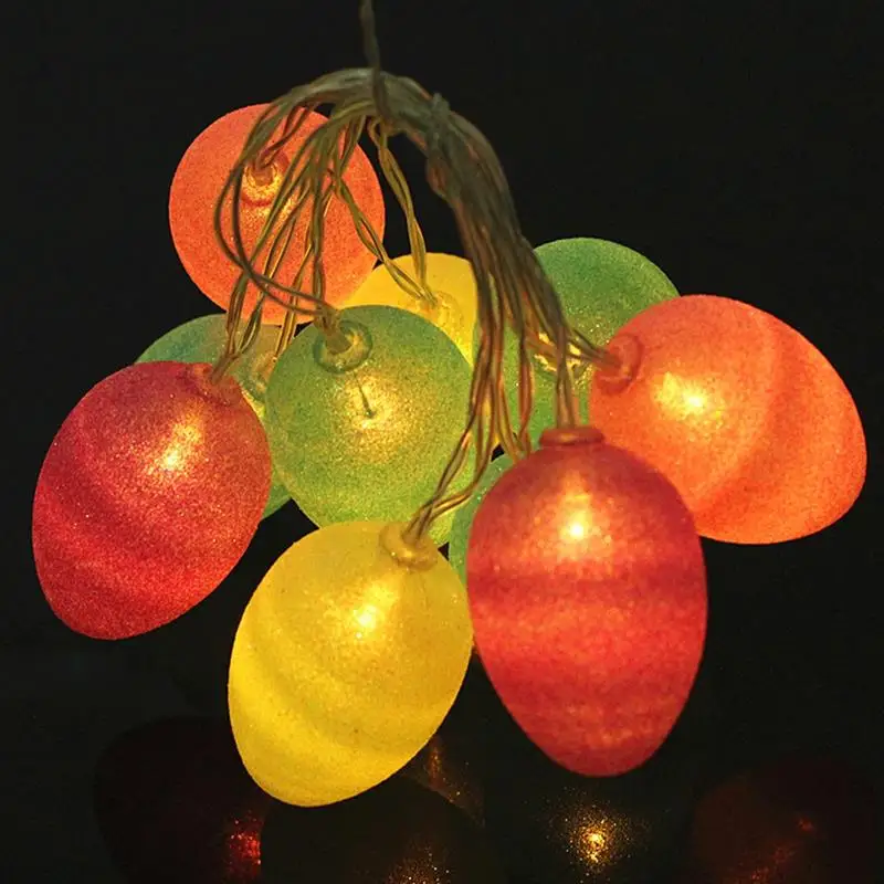 10 светодиодов пасхальные яйца гирлянда Ярмарка Свет s праздник патио Рождество