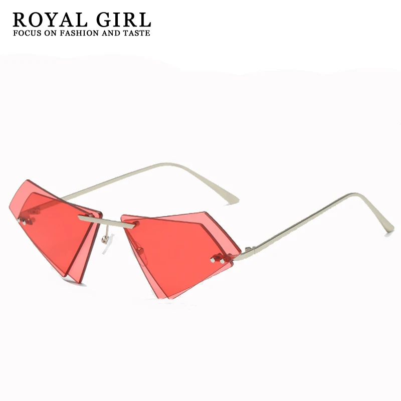 Королевский Девушка Уникальный оправы солнцезащитных очков Для женщин мужчин