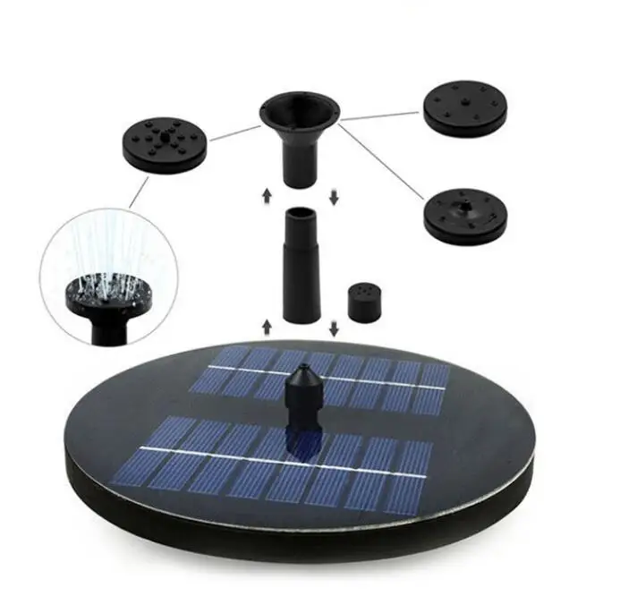 Солнечный плавающий миниатюрный пейзаж сад бассейн пруд открытый солнечная