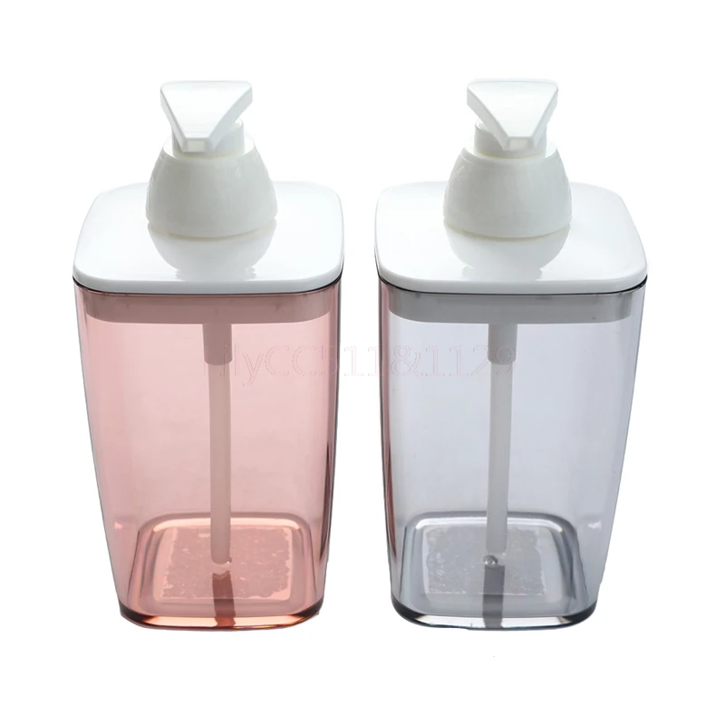 

1 Piece Empty Press Type Plastic Dispenser Bottle Travel Portable Lotion Bottle Shampoo Hand Soap Bottle