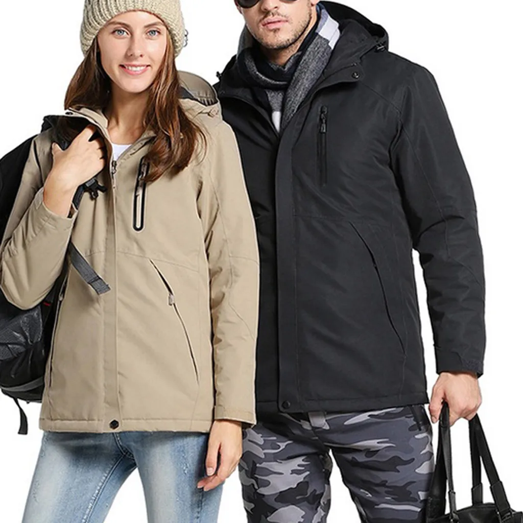 JAYCOSIN Женская умная термостатическая куртка с электрическим подогревом пальто