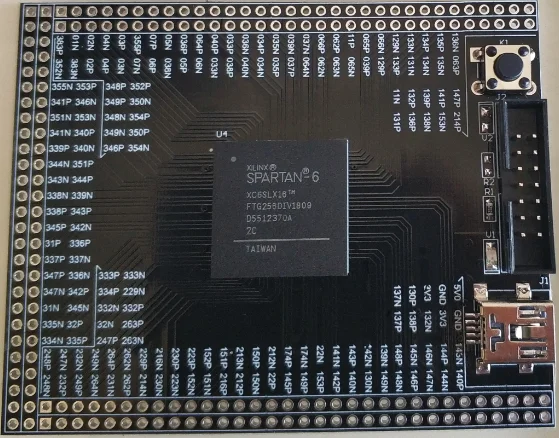 Макетная плата Xilinx FPGA Spartan6 XC6SLX16 XC6SLX25 минимальная системная плата|Сварочные
