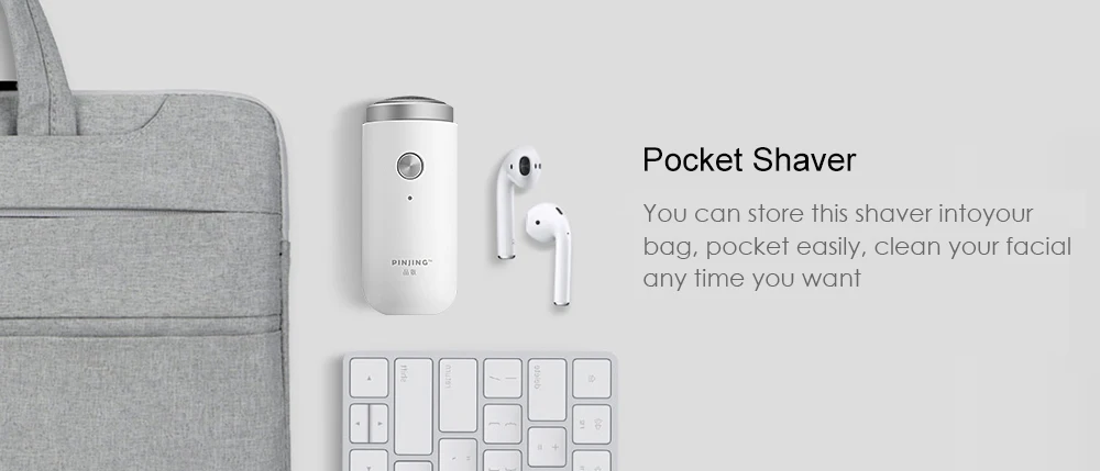 SOOCAS SO WHITE ED1 Xiaomi Mijia мини-электробритва бритва USB перезаряжаемая портативная триммер для бороды моющаяся Мужская сухая влажная бритва