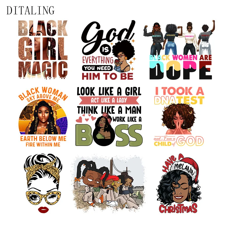 

Black women's warm sticker, ironing clothes transfer, girl or boss sticker, DIY DIY DIY DIY DIY DIY DIY DIY DIY DIY DIY DIY DIY