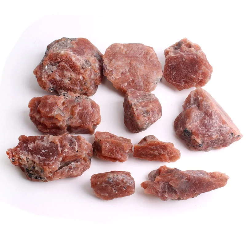 

1PC 30-400g Natural Rough Sunstone Minerals Quartz Gold Flashy Crystal Irregular Raw Gemstone Reiki Healing DIY Jewelry