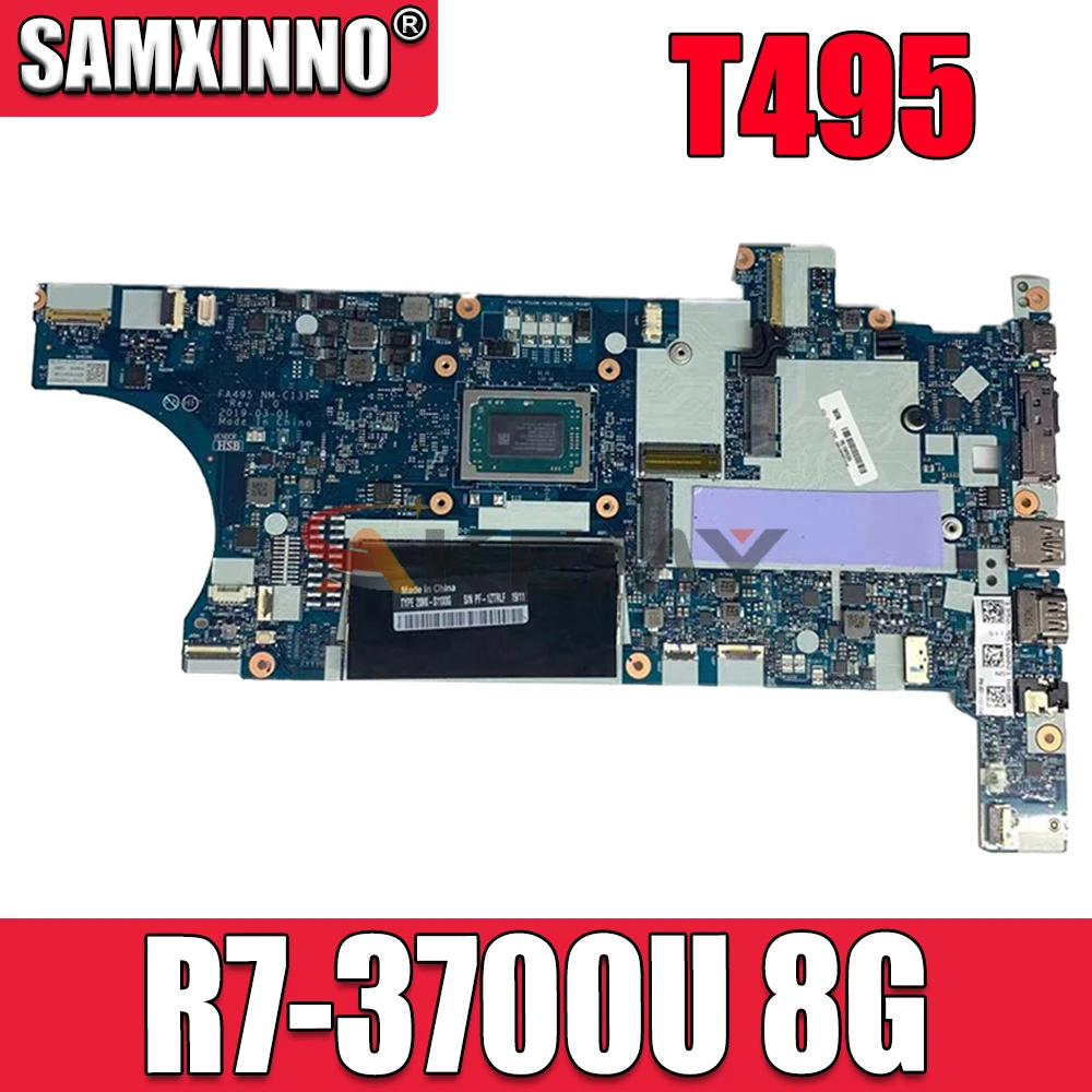 

FA495 NM-C131 для ноутбука Lenovo Thinkpad T495 материнская плата с процессором: R7-3700U RAM:8 ГБ 100% полностью протестирована FRU:02DM040