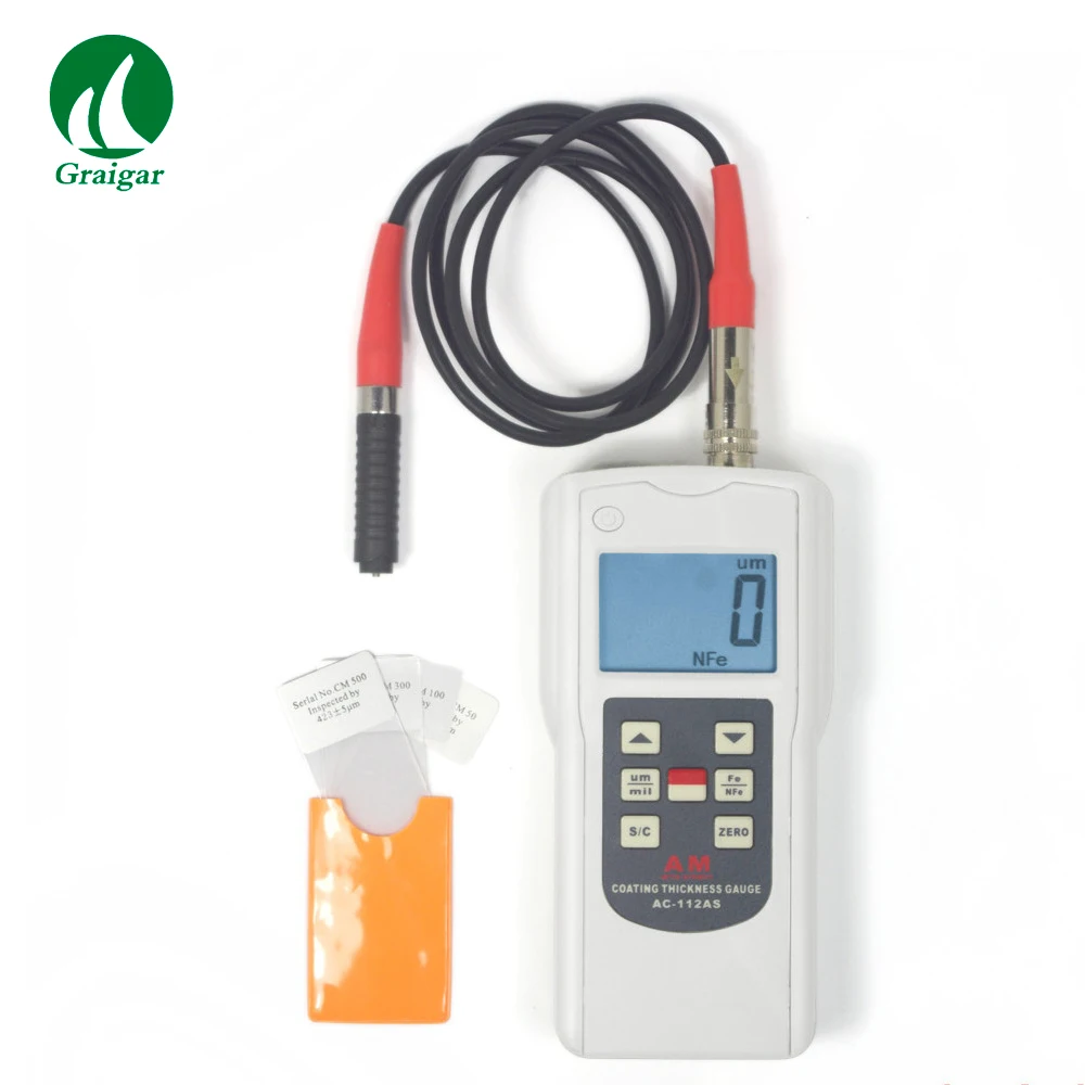 

AC-112AS Pocket Dry Film Thickness Gauge Range 0~1250um