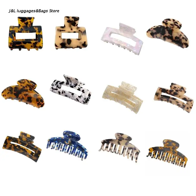 

Женская заколка-пряжка для волос M68C, модная заколка большого размера для макияжа и ванны