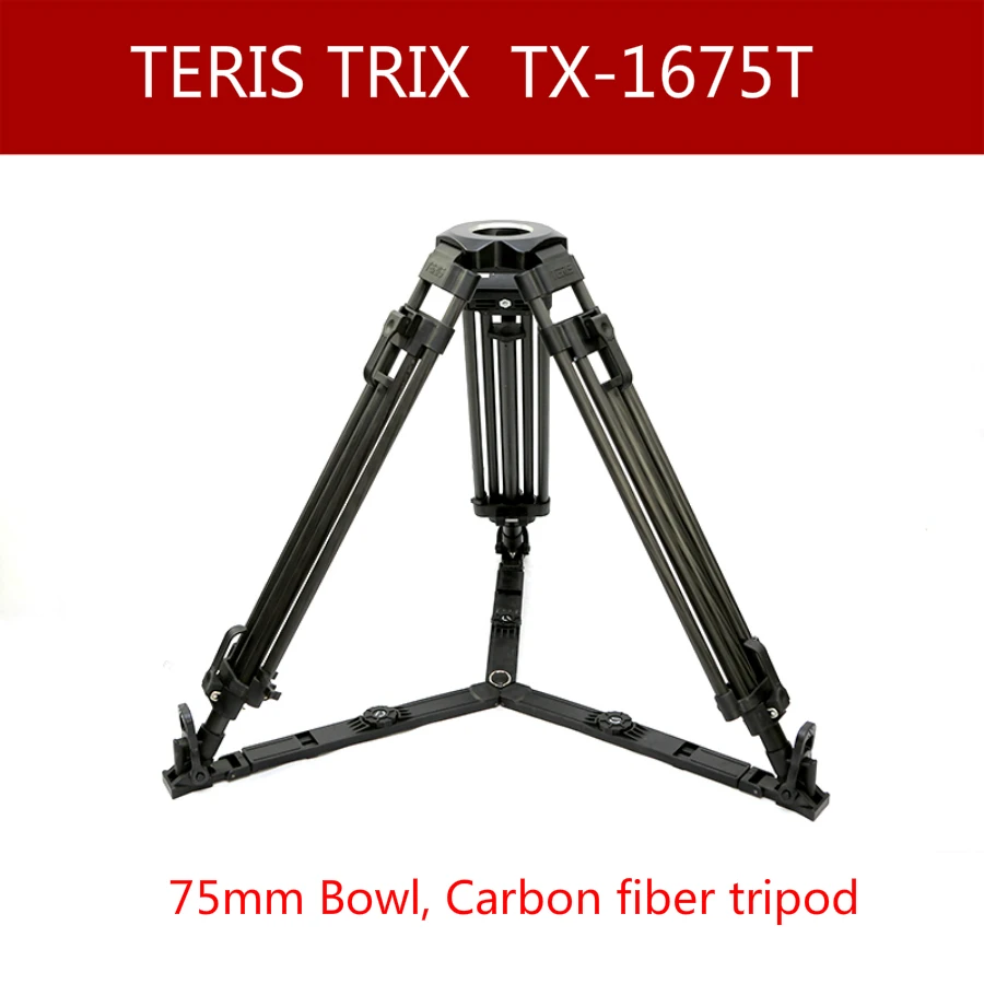 Teris TX 1675T 75 мм чаша штатив из углеродного волокна для видеокамеры TILTA Rig Red Scarlet Epic