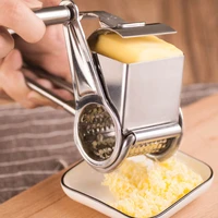 cheese multi functional grater color box package kitchen tools stainless steel cheese grater hand rotating cheese grater