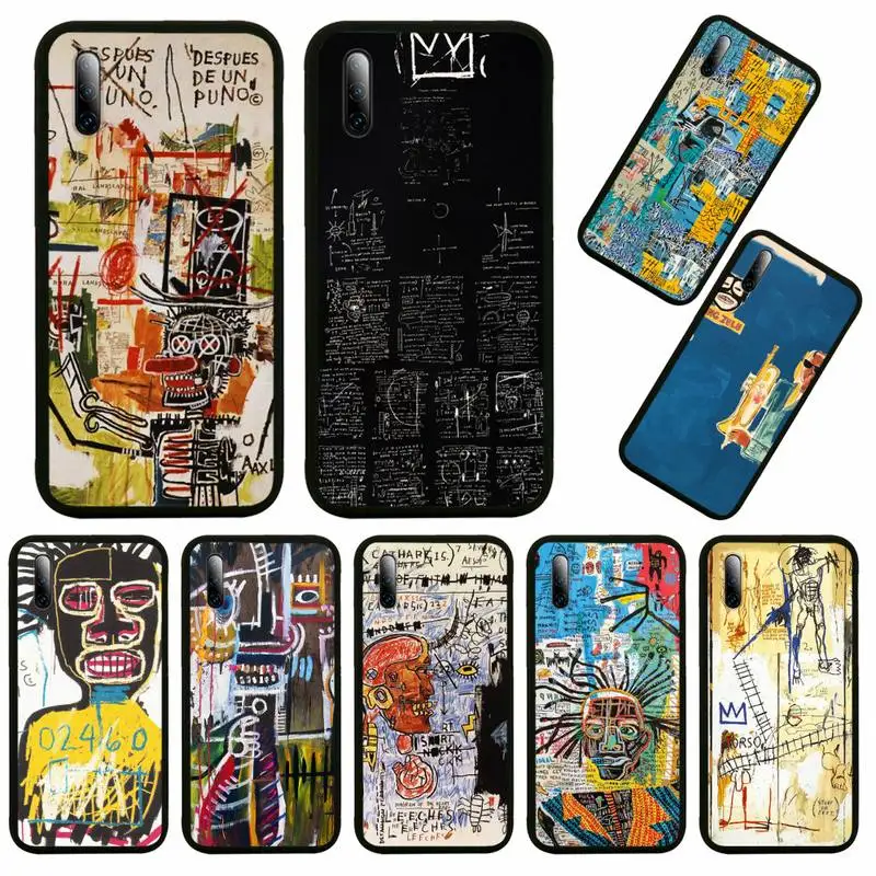 

Jean Michel Basquiat Art Graffiti Phone Case Phone Case For Huawei Mate 9 10 20 30 40 X Pro Lite Cover
