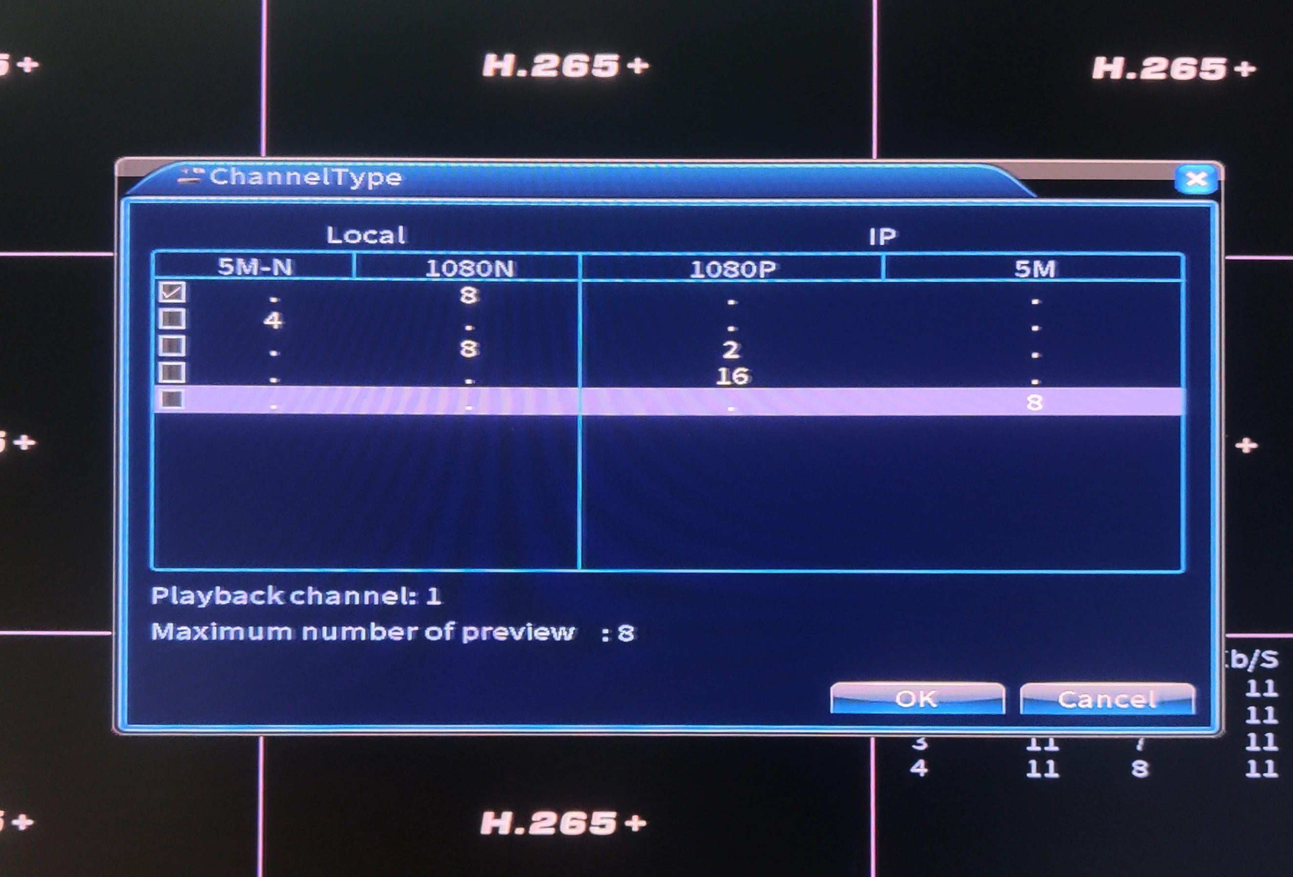 Продажа Обнаружение лица с красной панелью 1080N Xmeye Auido H.265 + 16 каналов 16 каналов 6 в 1 Wi-Fi Гибридный XVI NVR CVI TVi AHD CCTV DVR