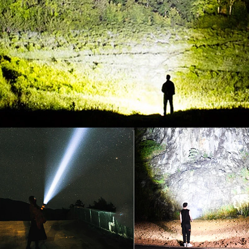 XHP70.2 Мощный светодиодный светильник масштабируемый супер фонарь перезаряжаемый