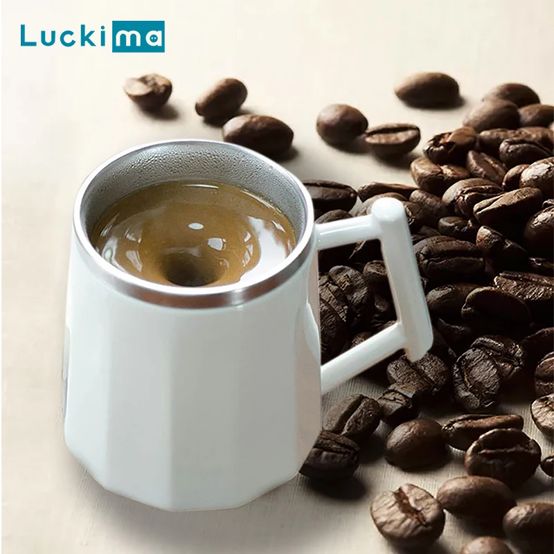 Автоматическая чашка для кофе не требует батареек смешивания молока шоколада