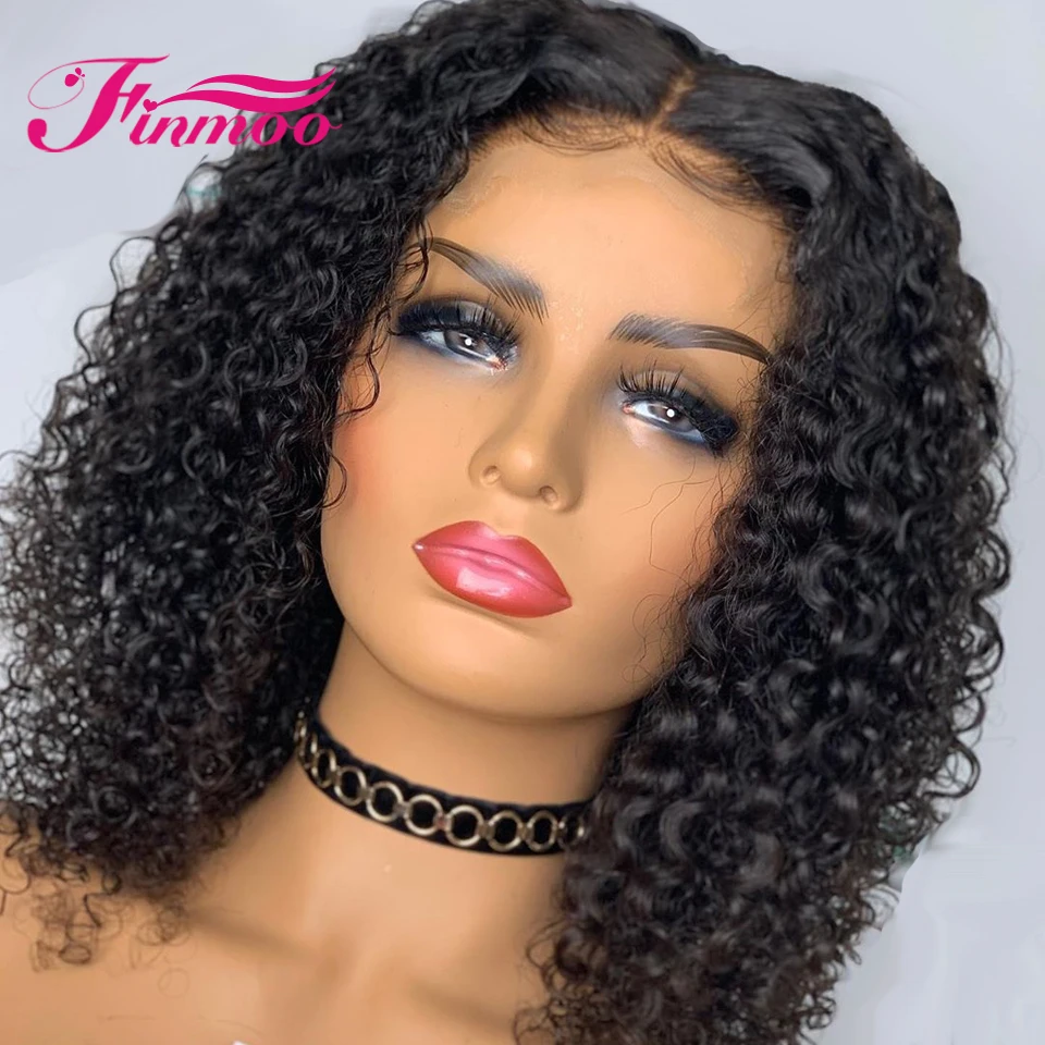 Кудрявые кудрявые кружевные передние парики предварительно сорванные с