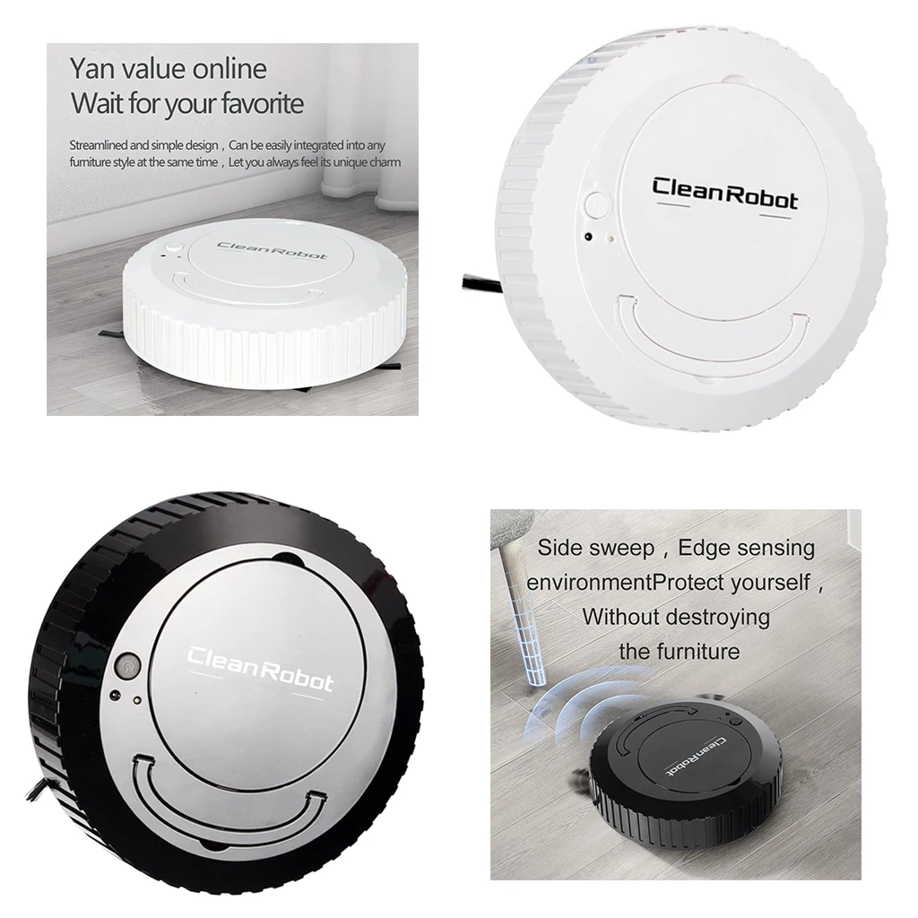 

Strong Suction Robot Vacuum Cleaner, Wet/Dry, Slim & Quiet, Automatic Self-Charging for Hard Floor, Dog Hairs, Low Pile Carpet